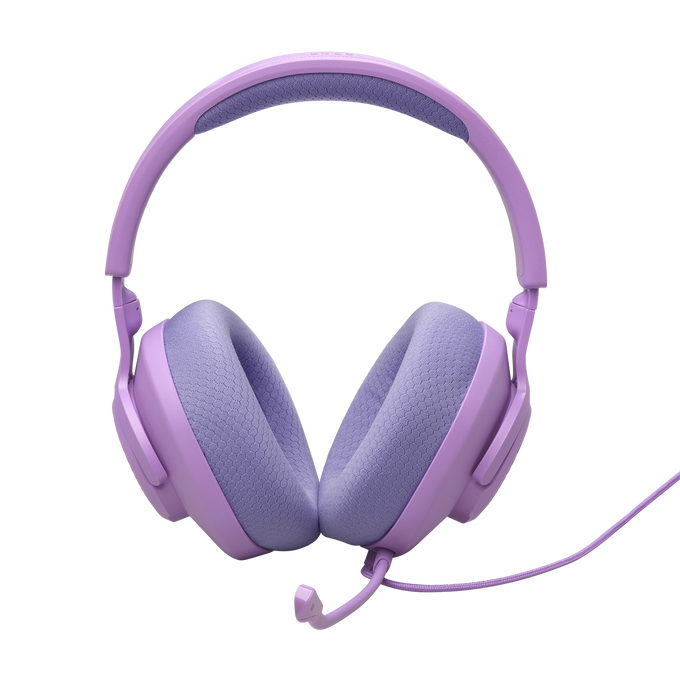 JBL Quantum 100M2 - Purple - Wired over-ear gaming headset with detachable mic and mute option - Front image number null